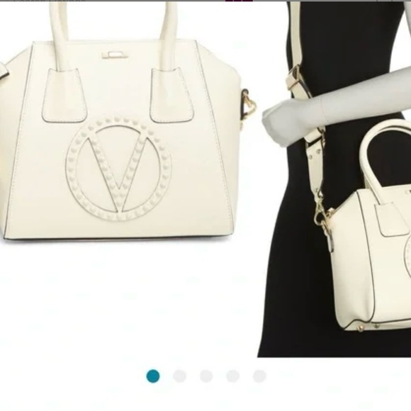 💥PRICE DROP💥WOW‼️VALENTINO BY MARIO VALENTINO MINIMI SATCHEL WHITE PURSE BAG‼️ - Picture 4 of 11